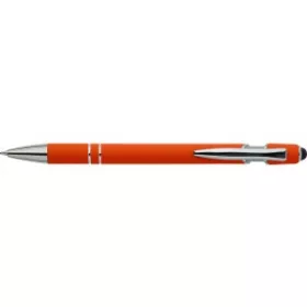   Újrahasznosított alumínium golyóstoll (14.3x1.1x1.4cm, d:1., narancs)