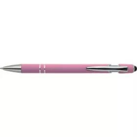   Újrahasznosított alumínium golyóstoll (14.3x1.1x1.4cm, d:1., pink)