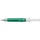 Újrahasznosított Syringe golyóstoll (12.9x1.2x2cm, d:1.2c, világoszöld)