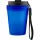 Útipohár, áttetsző, 350 ml (14cm, d:8.8cm, kék)