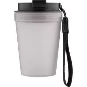 Útipohár, áttetsző, 350 ml (14cm, d:8.8cm, átlátszó)