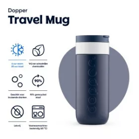 Dopper útibögre, 400 ml (18cm, d:7cm, kék)