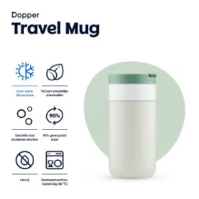 Dopper útibögre, 300 ml (15cm, d:7cm, zöld)