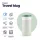 Dopper útibögre, 300 ml (15cm, d:7cm, zöld)