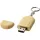 Oval fa pendrive (raktári) (8GB / 28 x 62, fa)