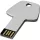 Kulcs pendrive (raktári) (4GB / 35x58x3, króm)
