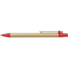 Karton golyóstoll (13.9cm, piros)