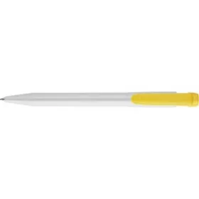 Stilolinea golyóstoll kék tollbetéttel (13.5cm, sárga)