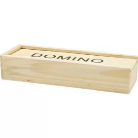 Domino társasjáték fadobozban (fa)