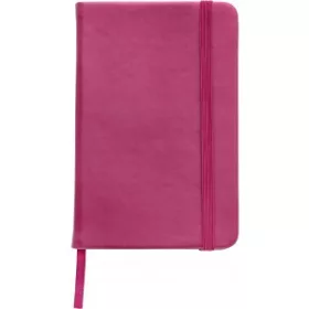 A6-os jegyzetfüzet puha PU borítással (pink)