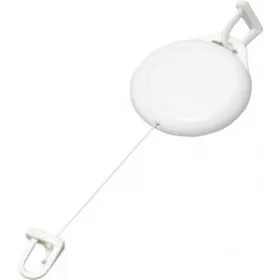 Műanyag síbérlettartó (fehér)