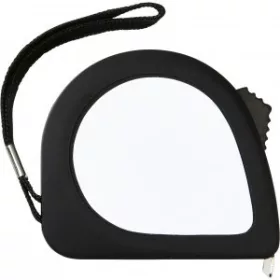 Övre csiptethető mérőszalag, 3 m-es (fekete)