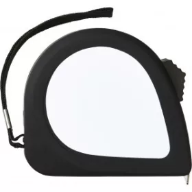 Övre csiptethető mérőszalag, 5 m-es (fekete)