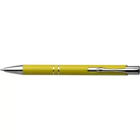 Alumínium golyóstoll (13.7cm, sárga)