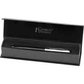 Charles Dickens golyóstoll (13.5cm, fekete)