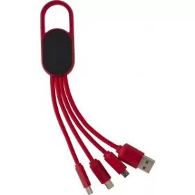4in1 töltőkábel (piros)