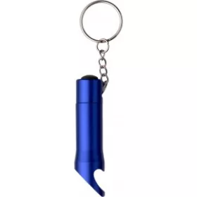 Üvegnyitó / kulcstartó / lámpa (7cm, kék)