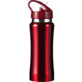 Rozsdamentes acél kulacs, 600 ml (22.5cm x d7, piros)