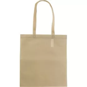 Nemszőtt bevásárlótáska (világosbarna)