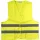 Fényvisszaverő biztonsági mellény (sárga)