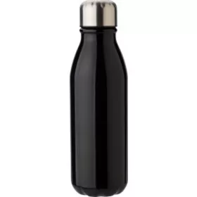 Alumínium palack, 500 ml (22.5cm, fekete)