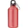 RPET palack karabinerrel, 400 ml (piros)