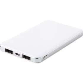 Li-polimer powerbank, 5000 mAh (fehér)