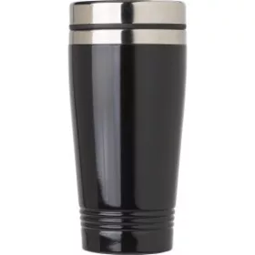 Duplafalú pohár, 450 ml (17.5cm, fekete)