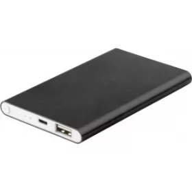 Powerbank, 4000 mAh (fekete)