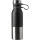 Duplafalú acélpalack, 600 ml (24.2cm, fekete)