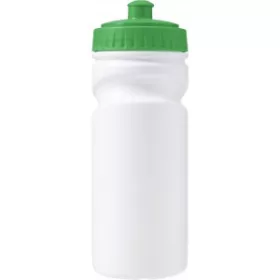 Újrahasznosítható műanyag kulacs, 500 ml (19.2cm, zöld)