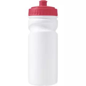 Újrahasznosítható műanyag kulacs, 500 ml (19.2cm, piros)