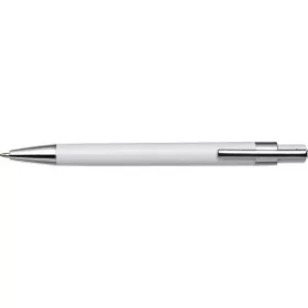 Golyóstoll fém klipsszel (13.3cm, fehér)