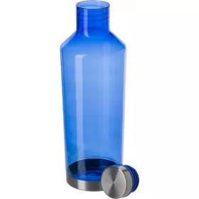 Átlátszó vizespalack (24.8cm, kék)