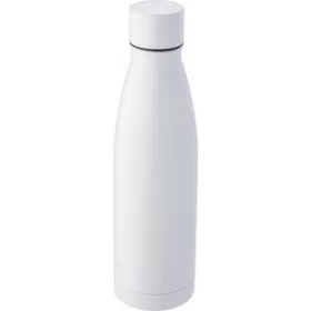Rozsdamentes acél, duplafalú palack (25.8cm, fehér)