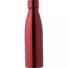 Rozsdamentes acél, duplafalú palack (25.8cm, piros)