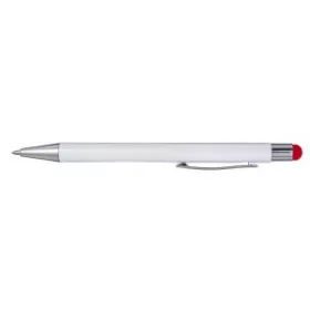 Érintős golyóstoll kék tollbetéttel (14.1cm, piros)