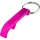 Alumínium üvegnyitó/kulcstartó (pink)