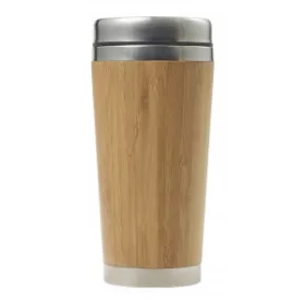 Bambusz utazóbögre, 400 ml (17.2cm x 8.2, fa)