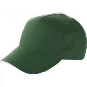 5 paneles baseballsapka (13cm, zöld)