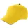 5 paneles baseballsapka (13cm, sárga)