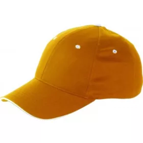Hill 6 paneles tépőzáras baseballsapka (13cm, narancs)