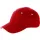 Hill 6 paneles tépőzáras baseballsapka (13cm, piros)