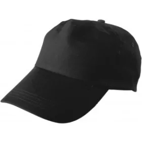 Twill baseballsapka (1cm, fekete)