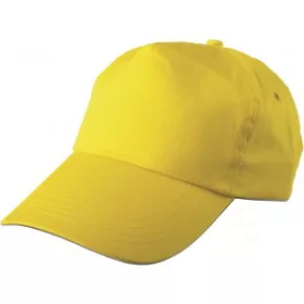 Twill baseballsapka (1cm, sárga)