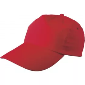 Twill baseballsapka (1cm, piros)
