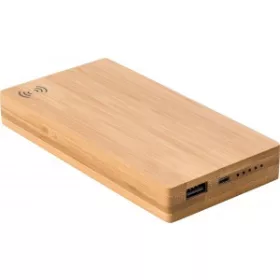 Bambusz powerbank, 6000 mAh