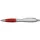 Újrahasznosított ABS golyóstoll (piros)