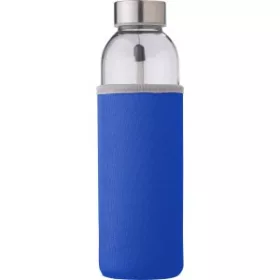 Üvegpalack neoprén tokban, 500 ml (21.5cm, kék)