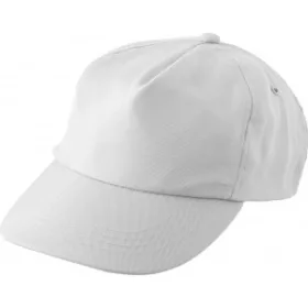5 paneles RPET baseballsapka (fehér)
